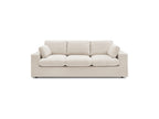 Belair - Canapé Droit Fixe Compact - Tissu