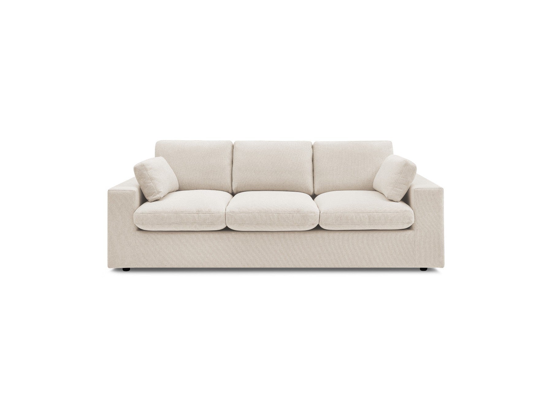 Belair - Canapé Droit Fixe Compact - Tissu