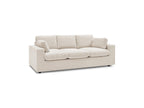 Belair - Canapé Droit Fixe Compact - Tissu