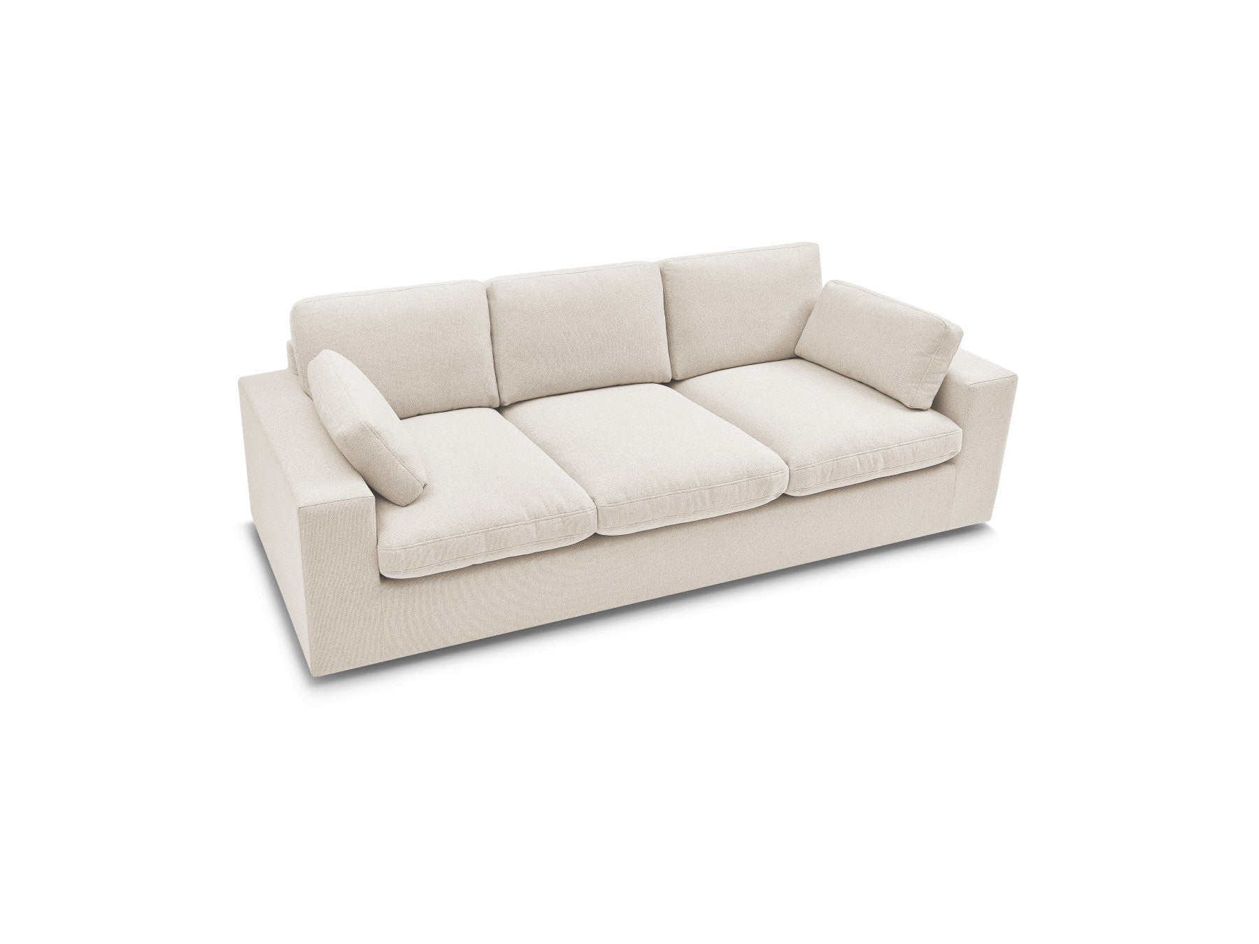 Belair - Canapé Droit Fixe Compact - Tissu