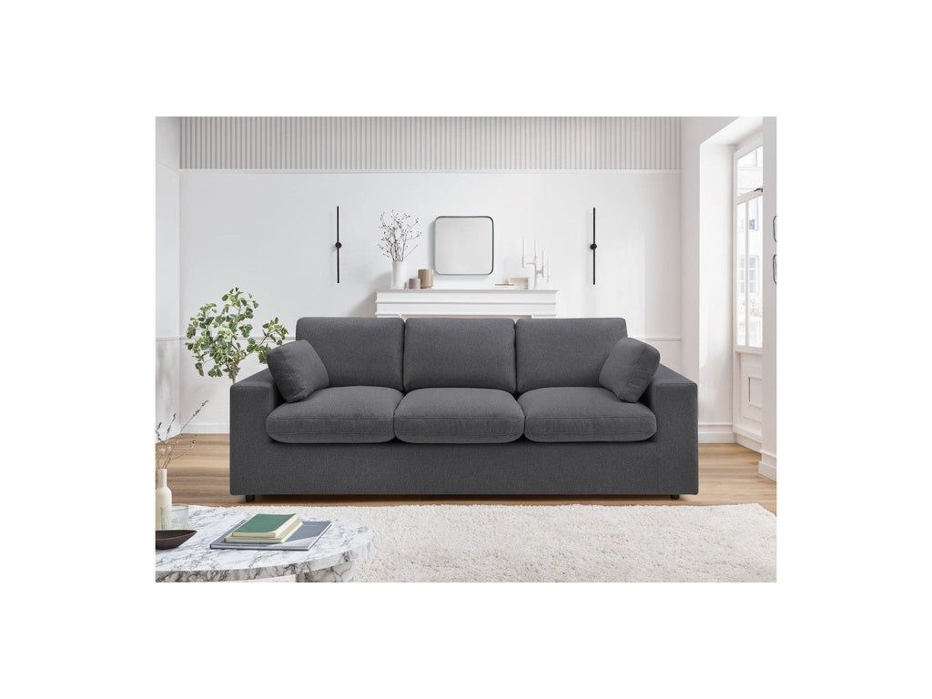 Belair - Canapé Droit Fixe Compact - Tissu