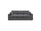 Belair - Canapé Droit Fixe Compact - Tissu