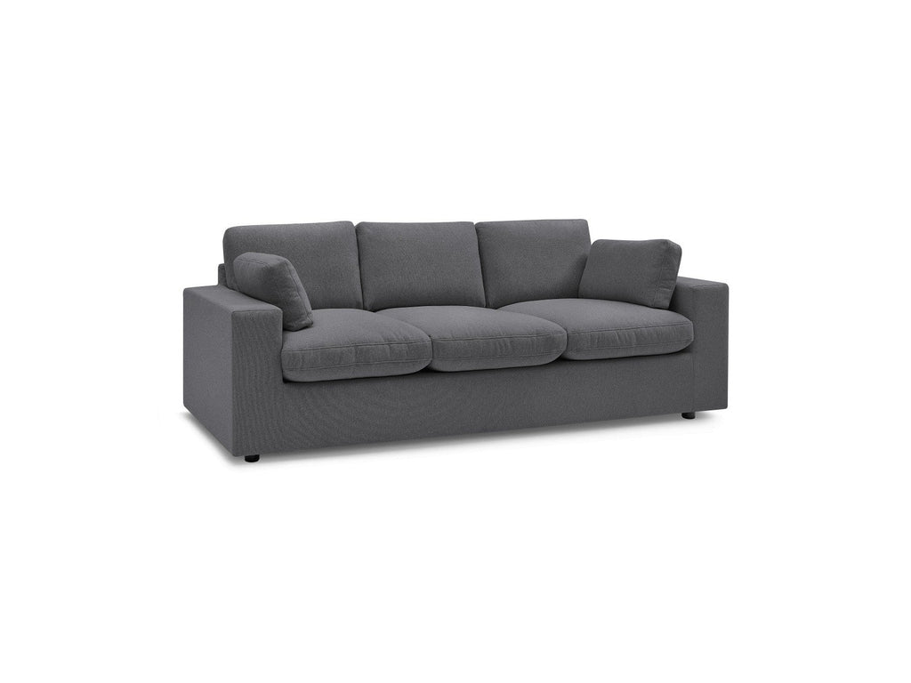 Belair - Canapé Droit Fixe Compact - Tissu