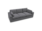 Belair - Canapé Droit Fixe Compact - Tissu