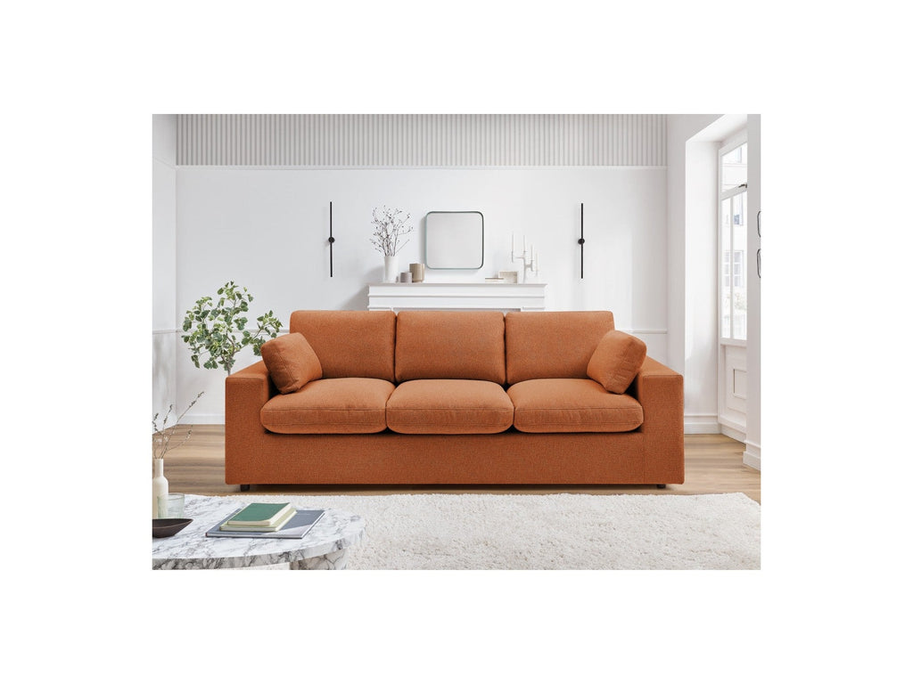 Belair - Canapé Droit Fixe Compact - Tissu