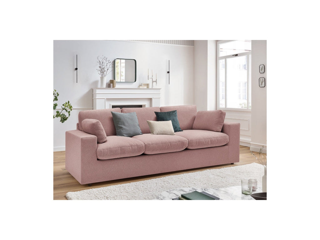 Belair - Canapé Droit Fixe Compact - Tissu