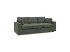 Belair - Canapé Droit Fixe Compact - Tissu