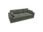 Belair - Canapé Droit Fixe Compact - Tissu