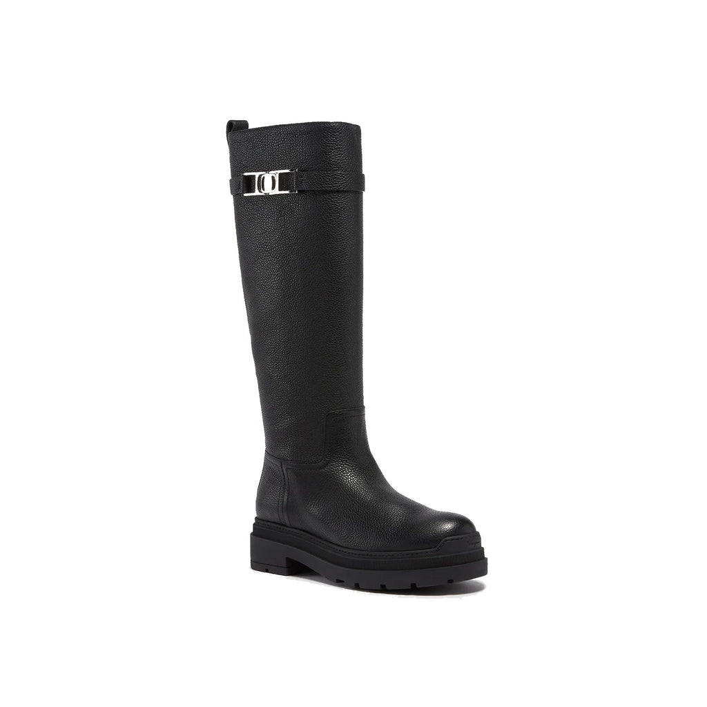 Bottes Salvatore Ferragamo Leather - Black - Femme
