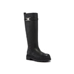 Bottes Salvatore Ferragamo Leather - Black - Femme