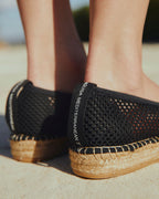 Talons Allium Negro Tejido Trenzado