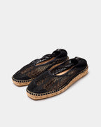 Talons Allium Negro Tejido Trenzado