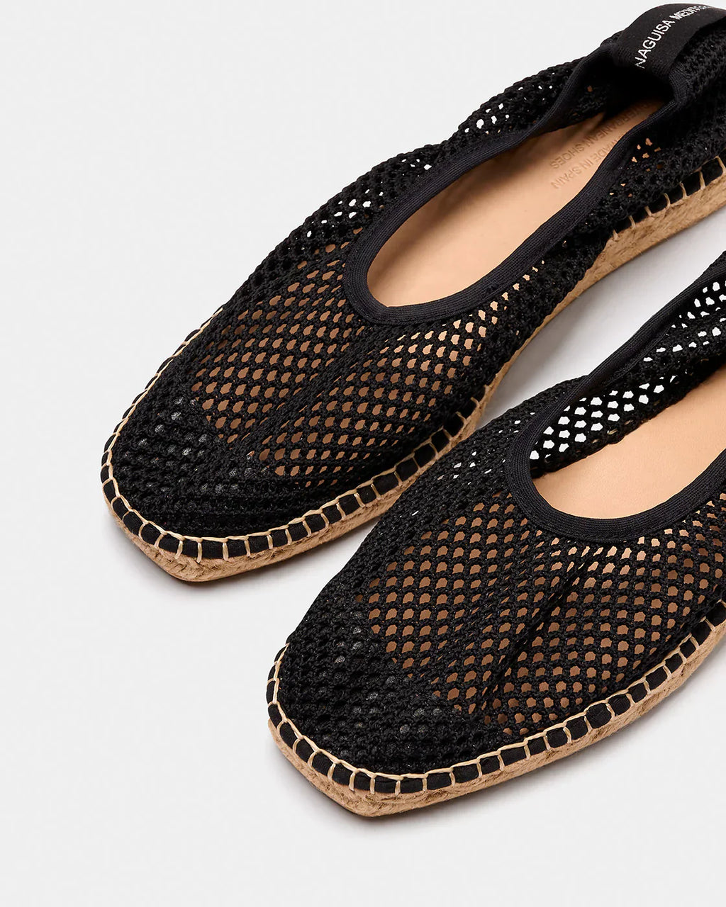 Talons Allium Negro Tejido Trenzado