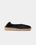 Talons Allium Negro Tejido Trenzado