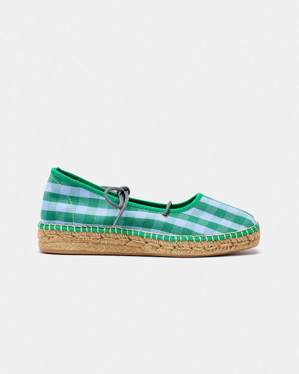 Espadrilles Basella Cuadros Verdes