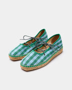Espadrilles Basella Cuadros Verdes