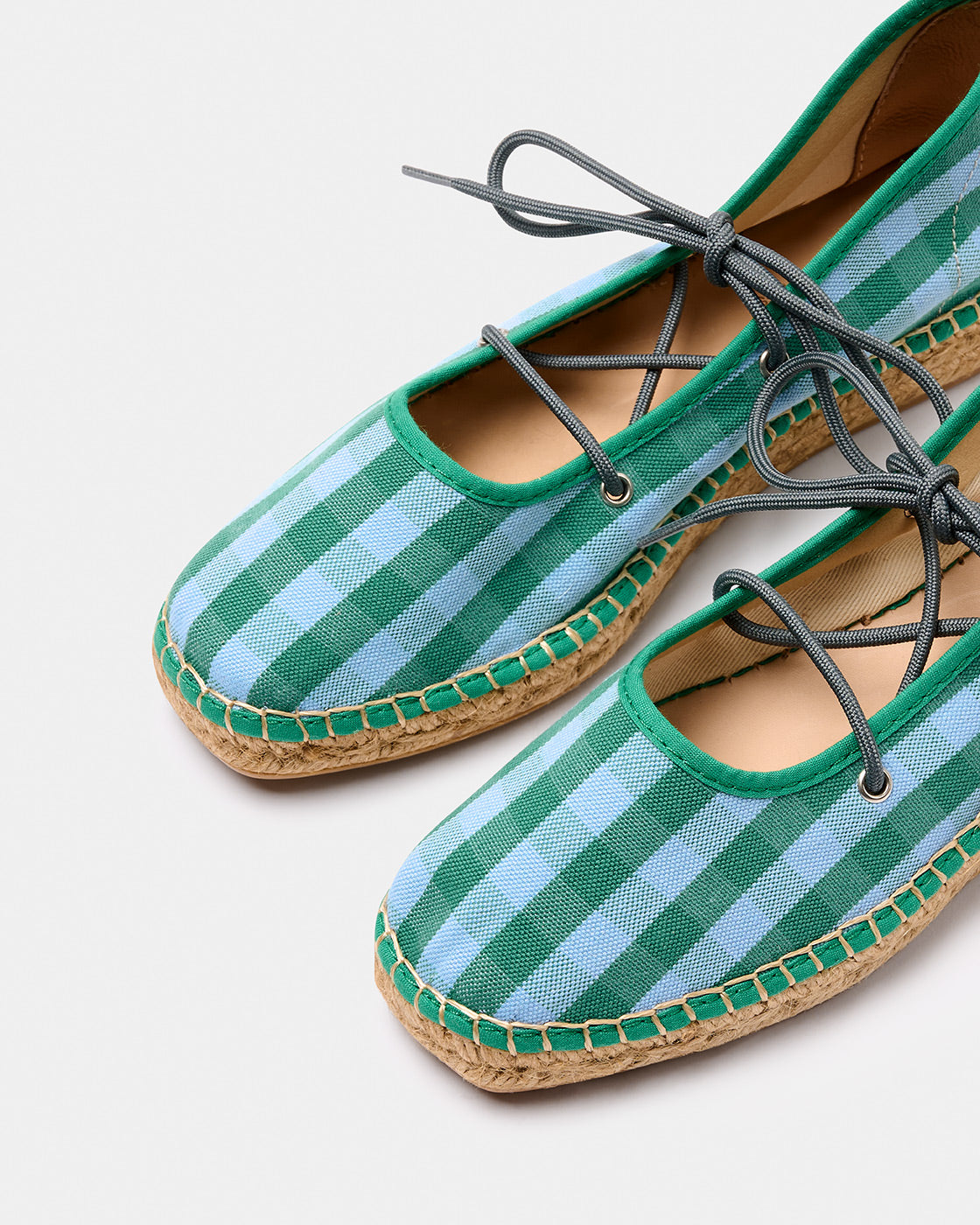 Espadrilles Basella Cuadros Verdes