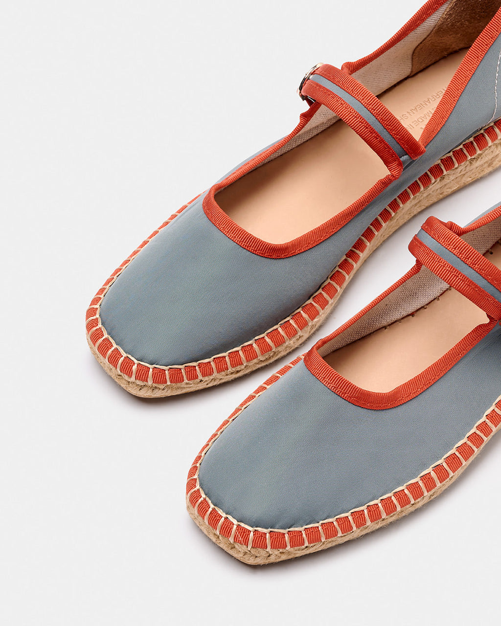 Espadrilles Peonia Gris Oscuro-Rojo