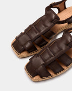 Espadrilles Sativa Marron Oscuro