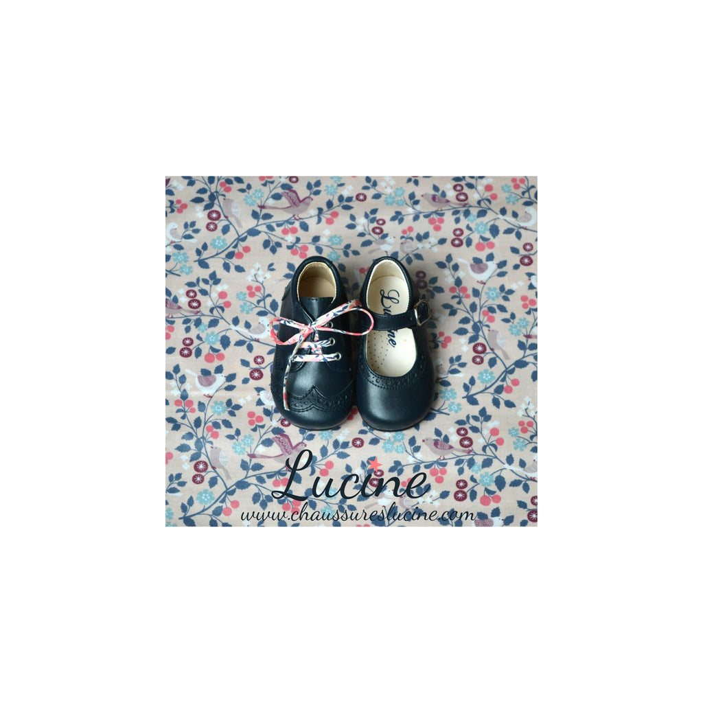 Chaussures Bottillons Adonis Bout Golf - Cuir Marine - Mixte