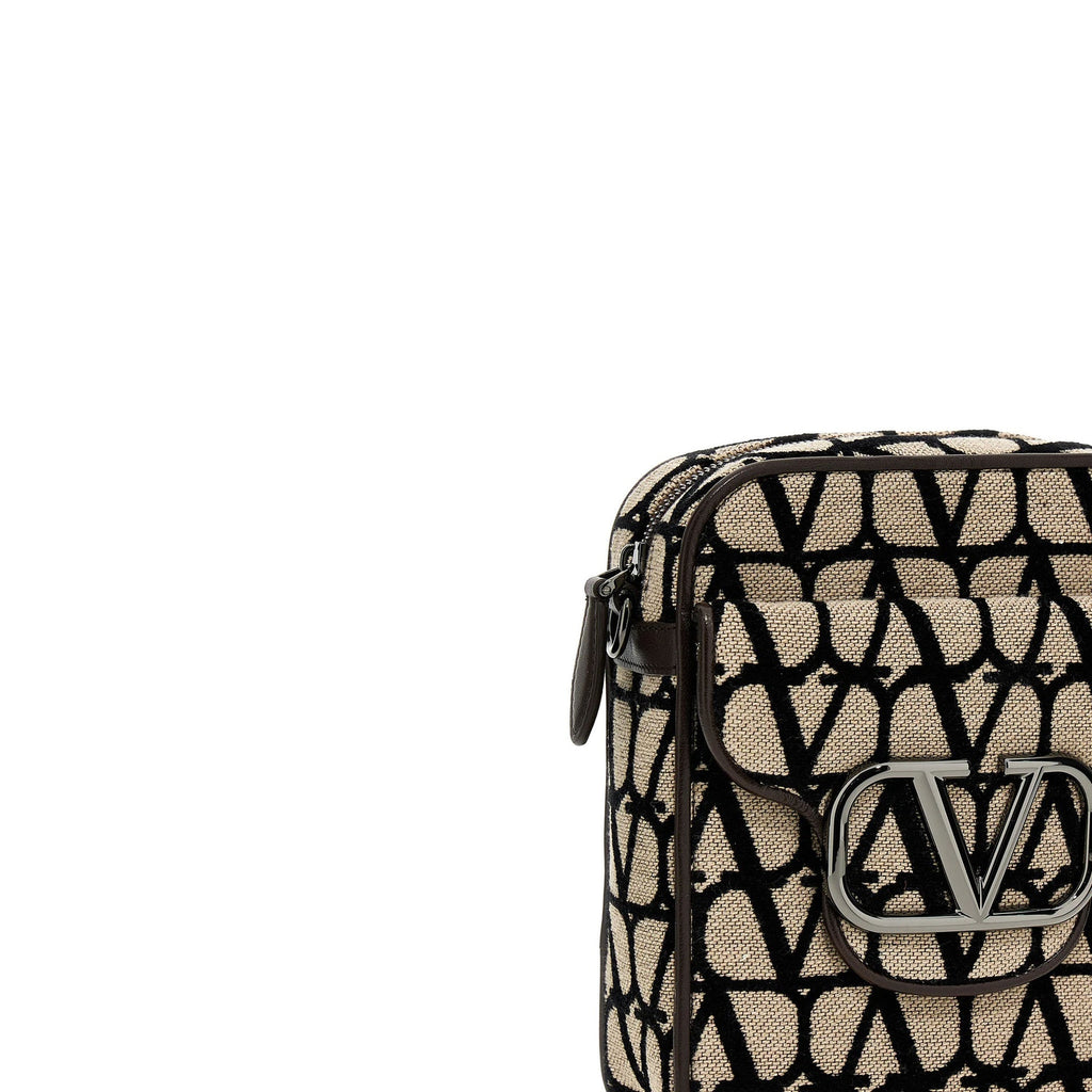 Valentino Garavani Loco Small Crossbody Bag - Beige - Homme