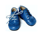 Chaussures Babies Charles Ix Alice À Boucle - Cuir Bleu Royal - Fille