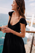 Robe Tiphany Lin Viscose Noir