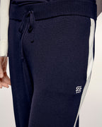 Jogging Droit Bande Constrastée