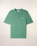 Pull Col Polo Zippé À Broderie "Future"