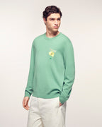 #label: Arnau mesure 1,87m et porte une taille M
