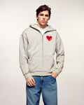 Sweatshirt Hoodie Zippé Cœur "Future"