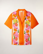 Chemise Manches Courtes Imprimé Frise