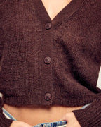 Pull Cardigan En Mohair