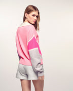 Pull Col Polo Color Block