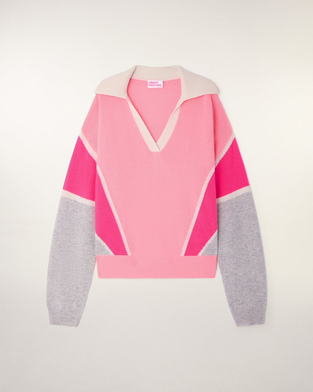 Pull Col Polo Color Block