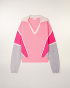 Pull Col Polo Color Block