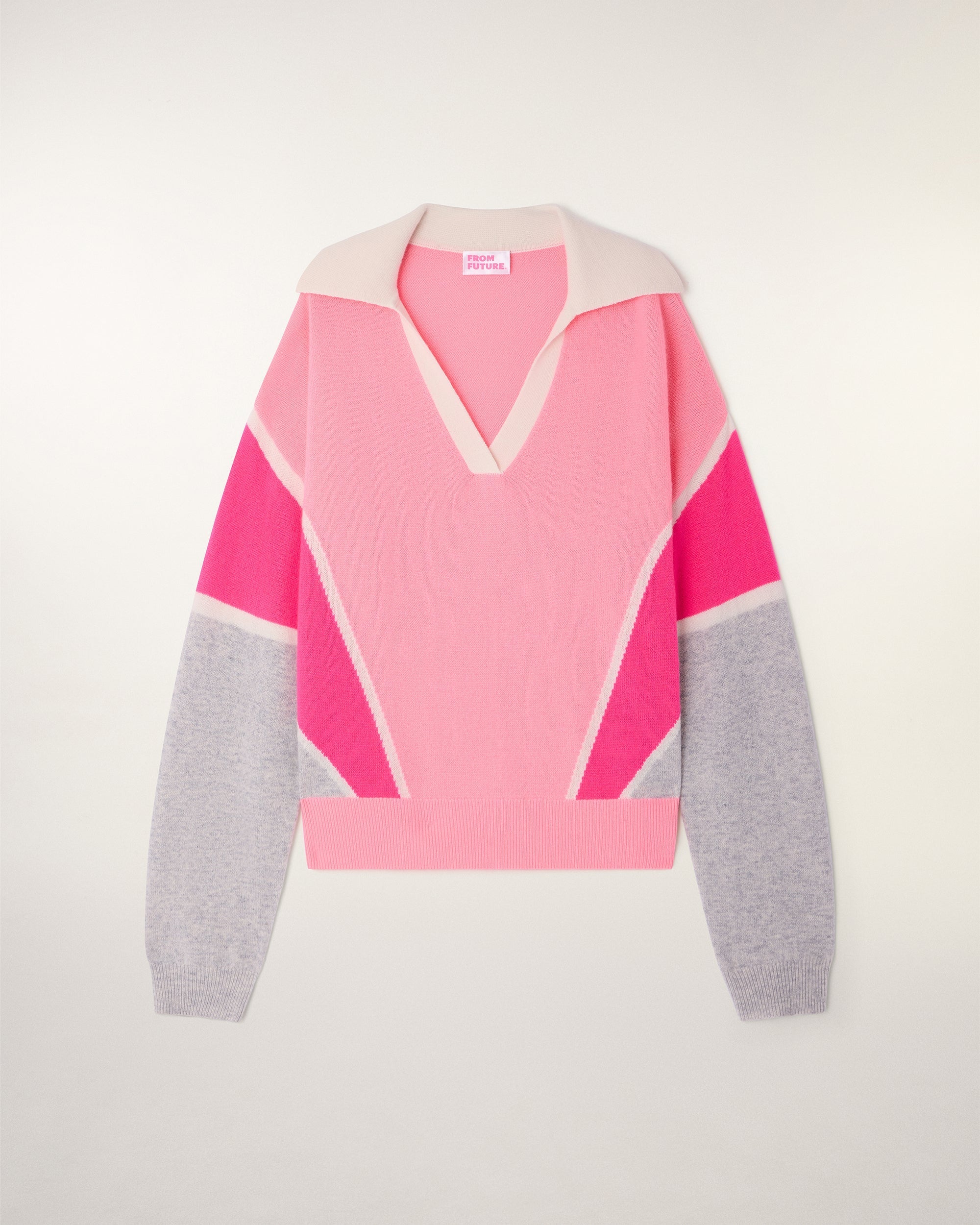 Pull Col Polo Color Block