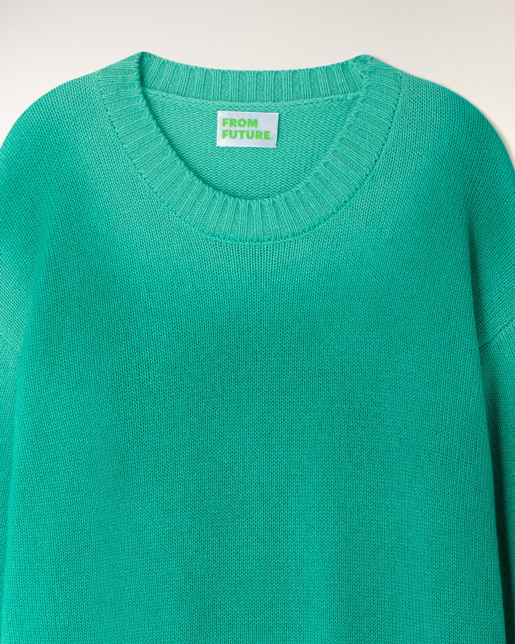 Pull Col Rond Effet Spray