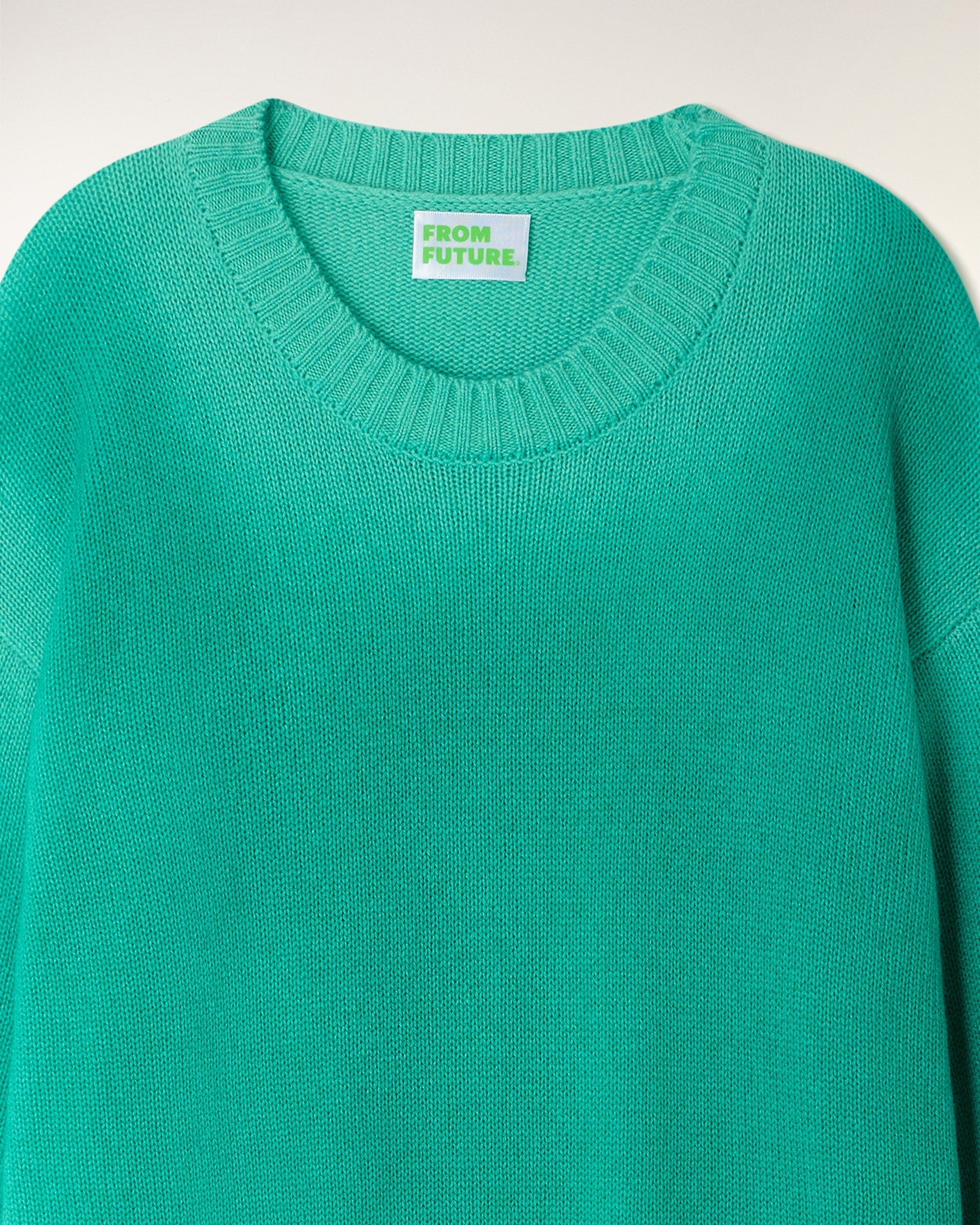 Pull Col Rond Effet Spray
