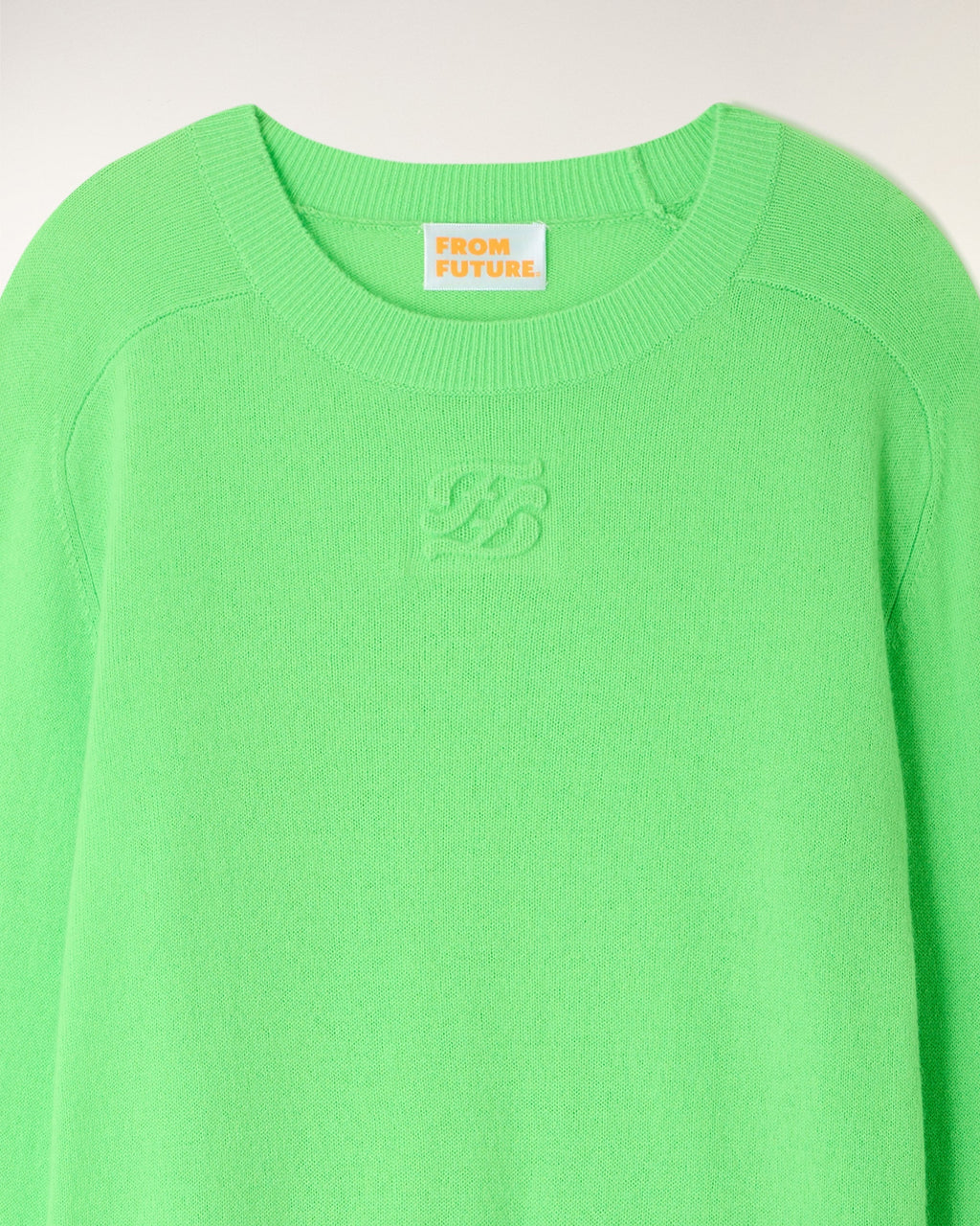 Pull Col Rond Logo Relief