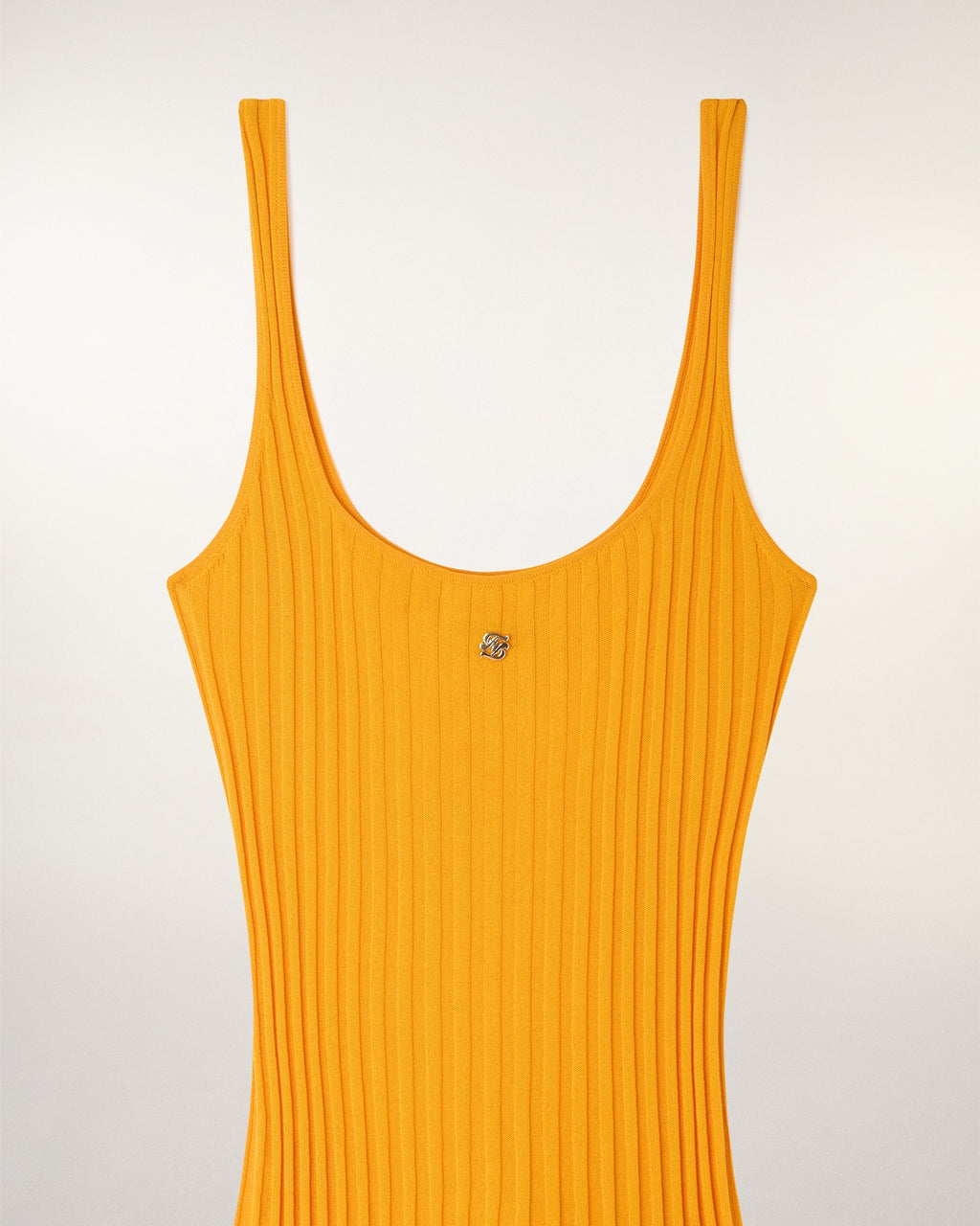 Robe Courte Bretelles Plaque Metallique "Ff"