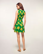 Robe Courte Smockée - Brazil Hibiscus