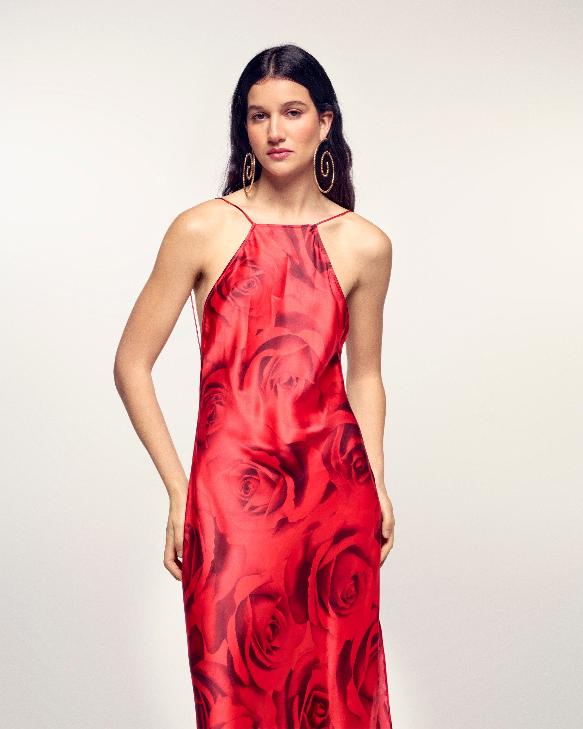Robe Longue Bretelles Dos Nu