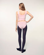 Top Brassière Cachemire Brossé - Cloudy Pink