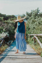 Jupe Cécile Blue Lines