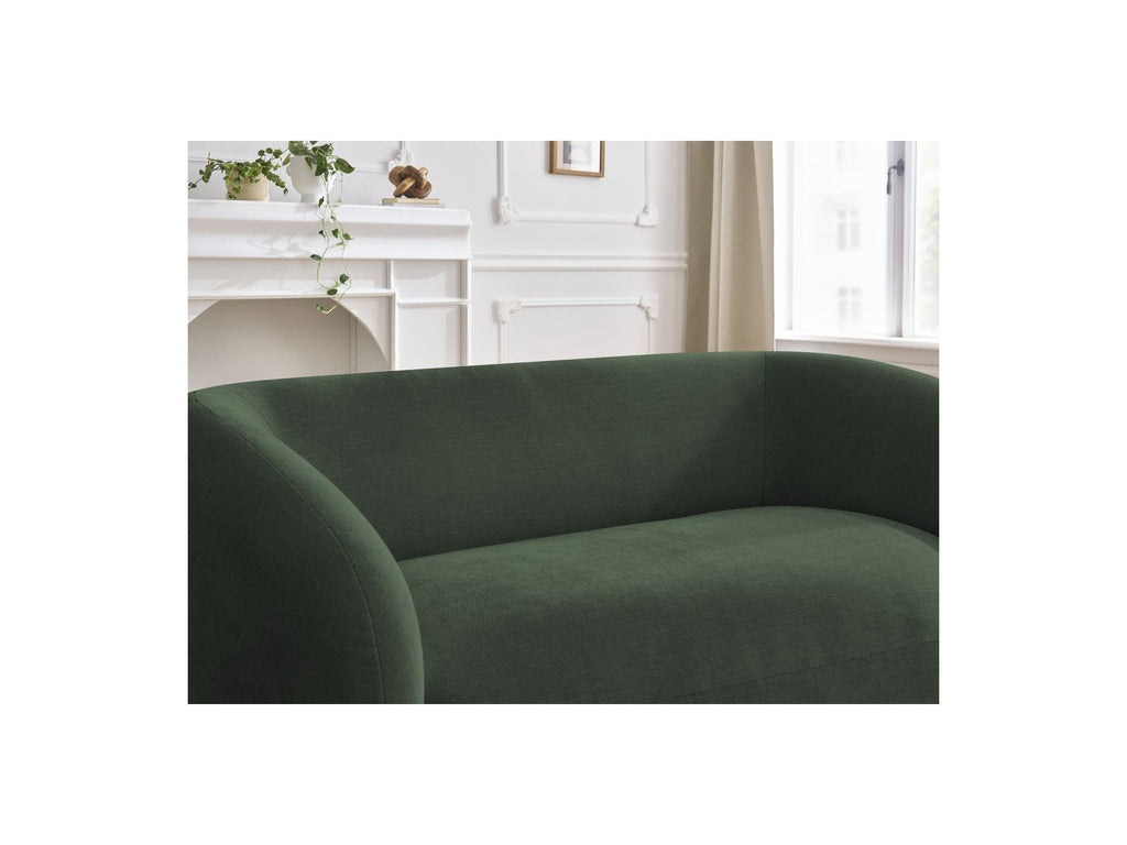 Celine - Canapé Droit Fixe 2 Places - Tissu Lisse