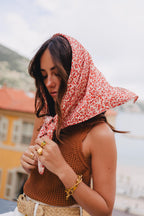 Foulard Melba Rouge