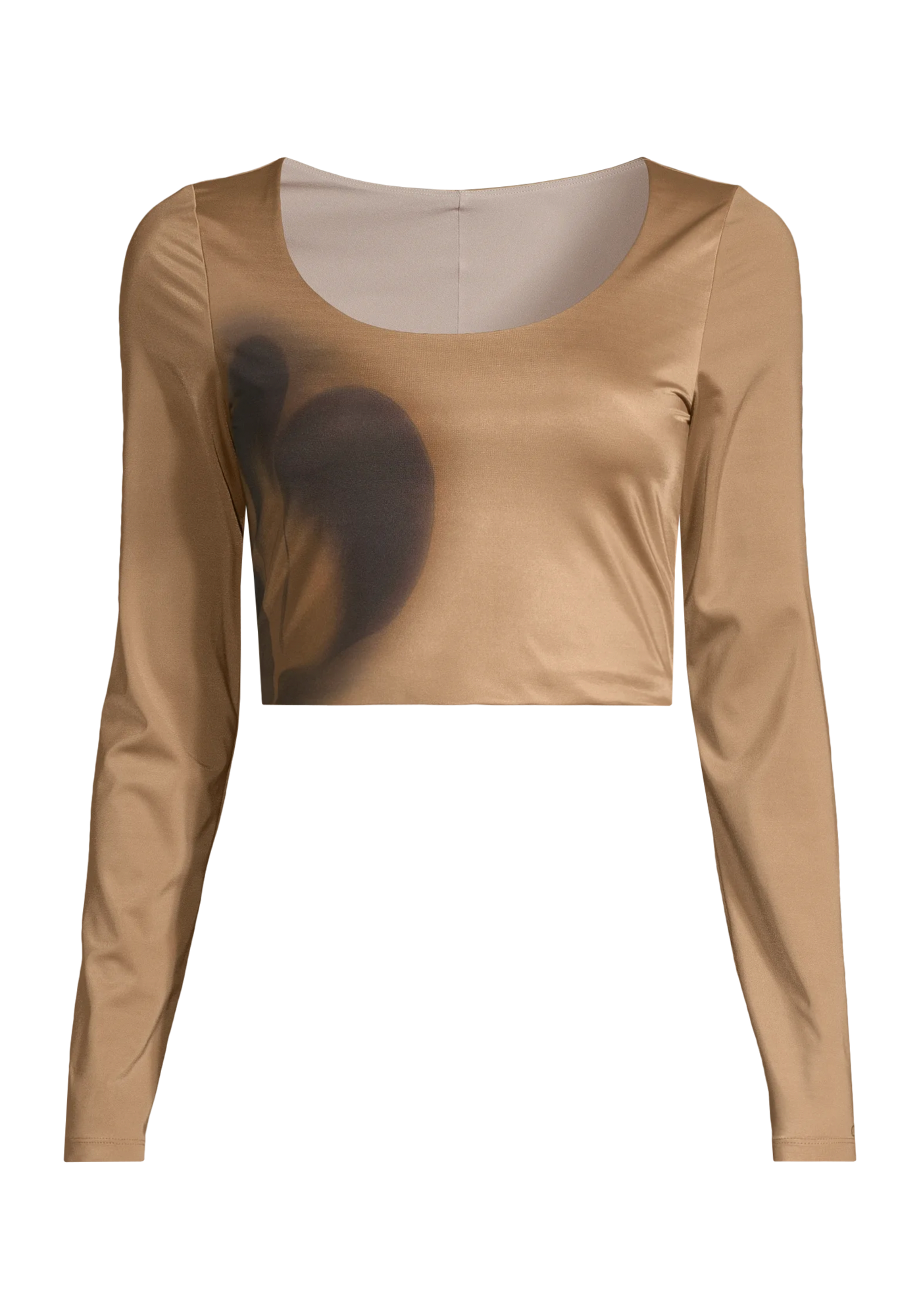 Aura Flower Print Long Sleeve - Aura Lt Khaki