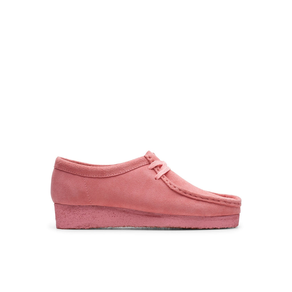 Clarks - Chaussures Wallabee - Bright Pink Sde - Femme