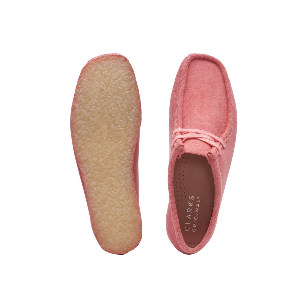 Clarks - Chaussures Wallabee - Bright Pink Sde - Femme